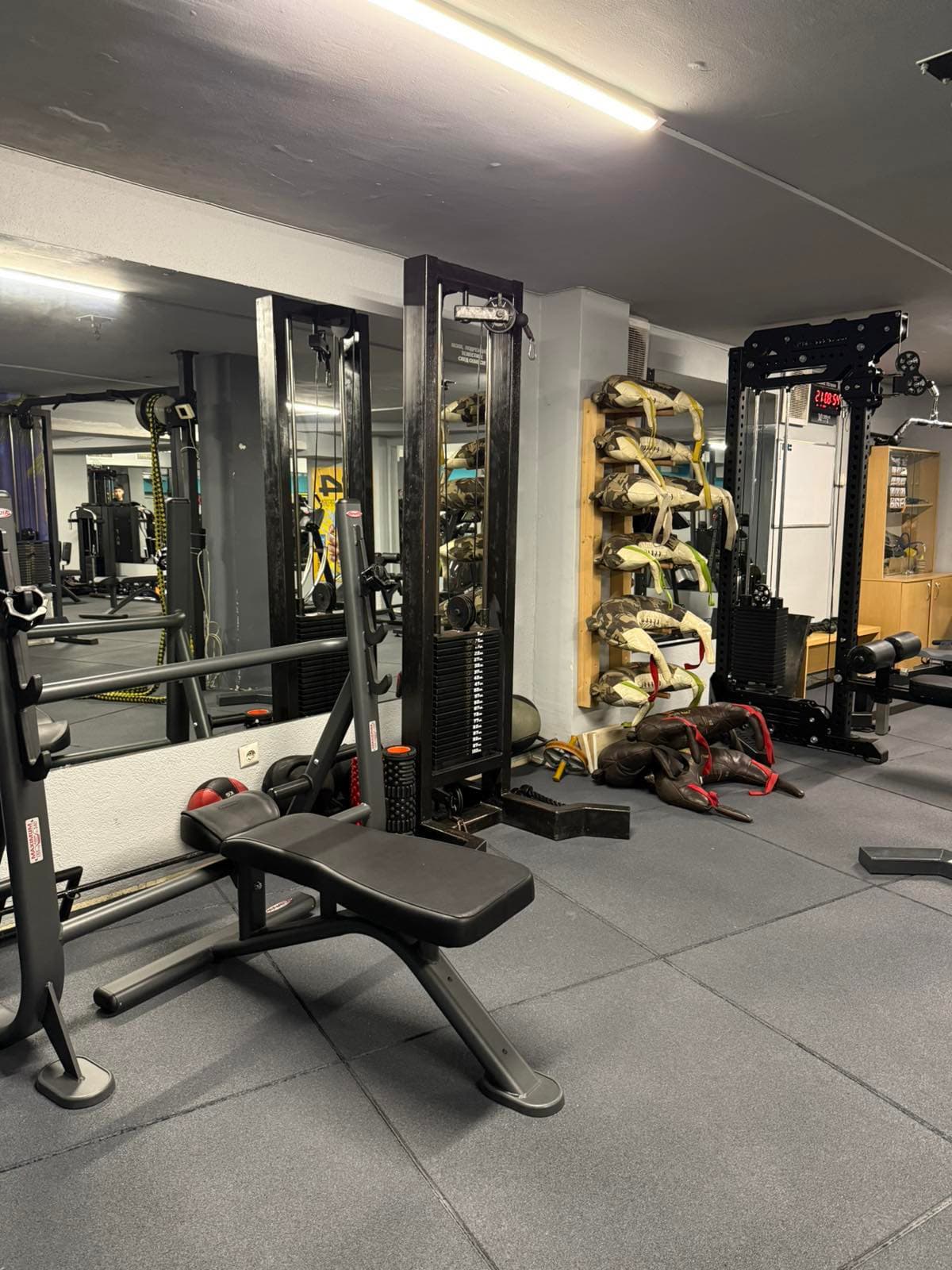 Пространство за тренировки в Classic Fitness.